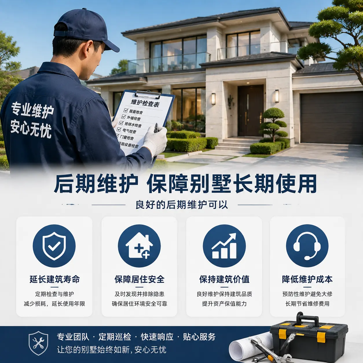 别墅建造公司推荐： 长顺 施工质量的关键要素