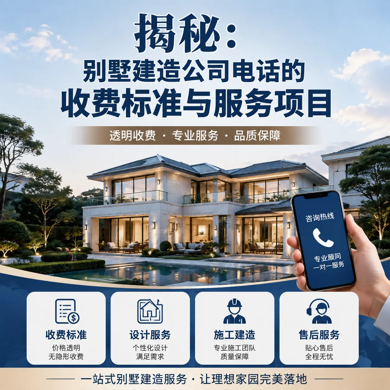 揭秘：长顺别墅建造公司电话的收费标准与服务项目