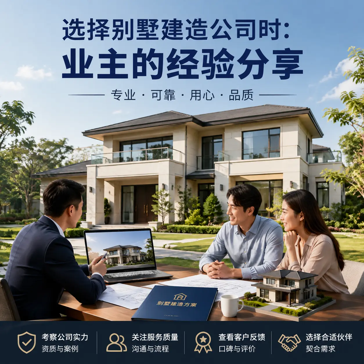 选择别墅建造公司时： 长顺 业主的经验分享