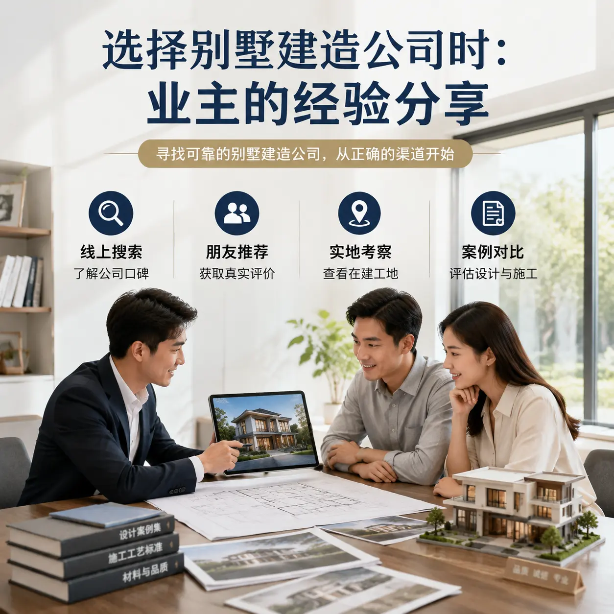 选择别墅建造公司时： 长顺 业主的经验分享