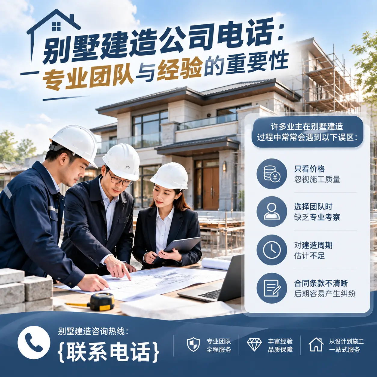 长顺别墅建造公司电话：专业团队与经验的重要性
