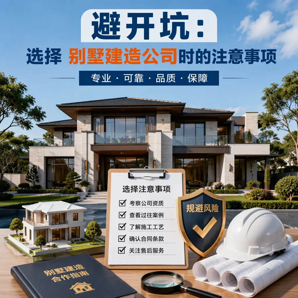 避开坑：选择 长顺 别墅建造公司时的注意事项