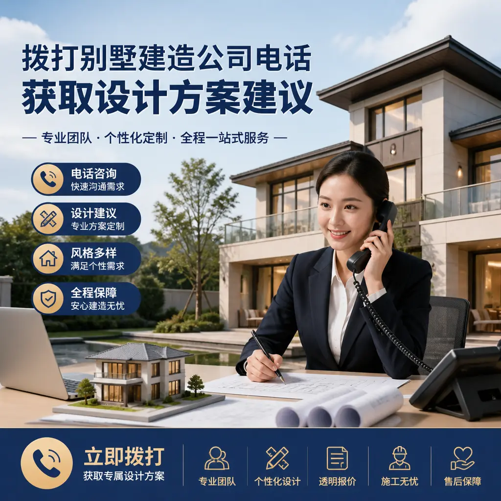 拨打长顺别墅建造公司电话，获取设计方案建议