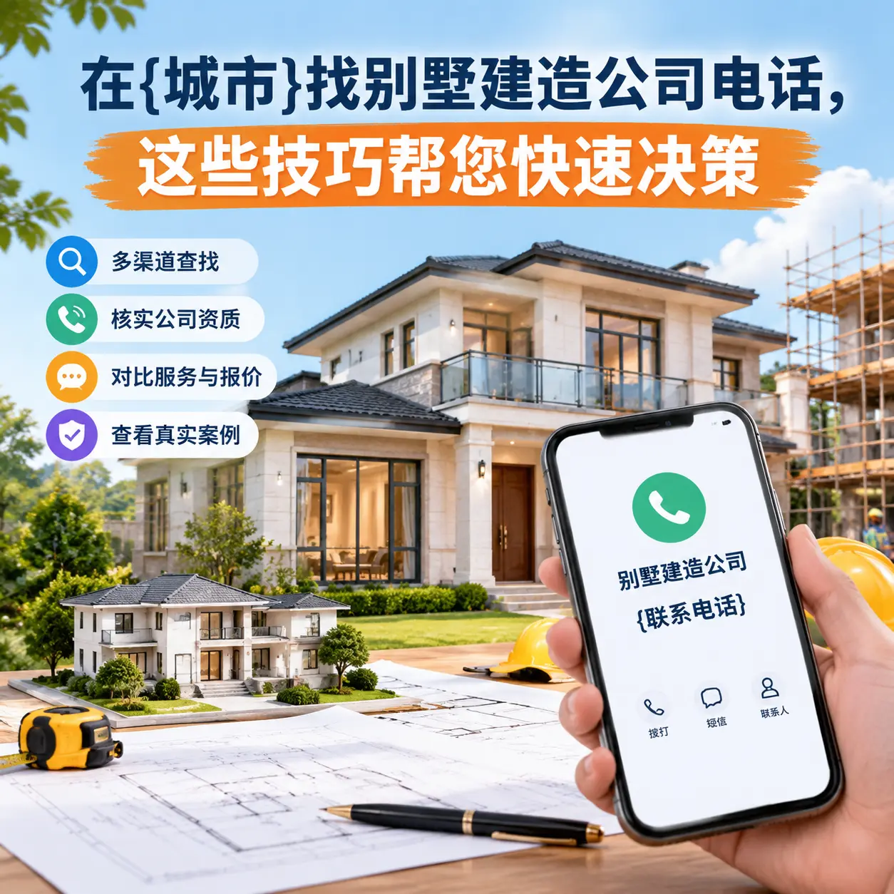 在长顺找别墅建造公司电话，这些技巧帮您快速决策