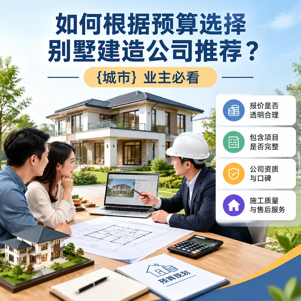 如何根据预算选择别墅建造公司推荐? 长顺 业主必看